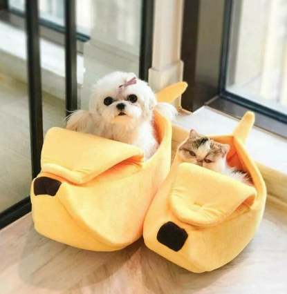 Pet Banana Warm Bed